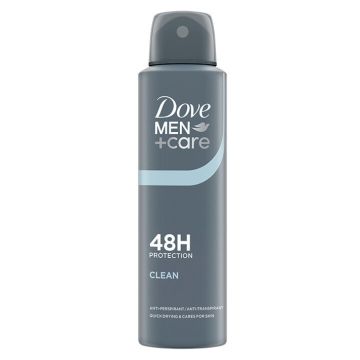 Dove Men+ Care Clean Дезодорант против изпотяване за мъже 150 мл
