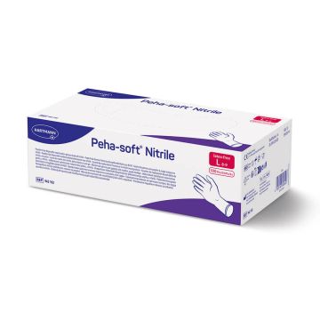 Hartmann Peha-soft Nitrile Еднократни ръкавици от нитрил без талк и латекс Размер L х 100 бр
