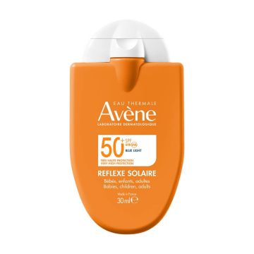 Avene Sun Reflexe Слънцезащитен флуид за лице и тяло за цялото семейство SPF50+ 30 мл