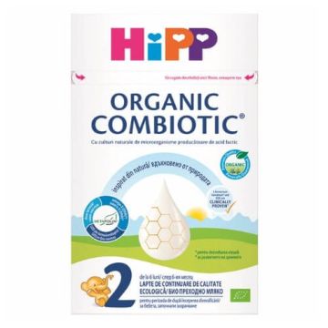 Hipp Organic Combiotic 2 мляко за малки деца 6М+ 800 г