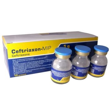 Цефтриаксон МИП 2 гр х 10 флакона MIP Pharma
