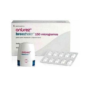 Онбрез 150 мкг х 30 капсули + инхалатор Novartis