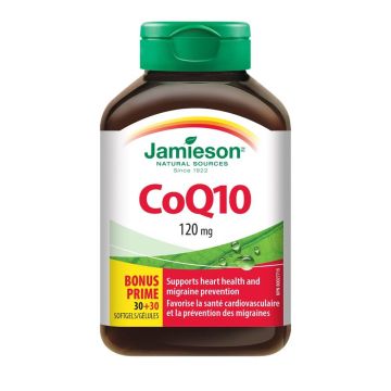 Jamieson CoQ10 Коензим Q10 120 мг x 30 + 30 капсули