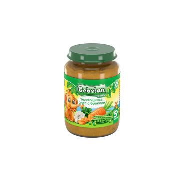 Bebelan Зеленчукова смес с броколи Пюре 5М+ 190 г