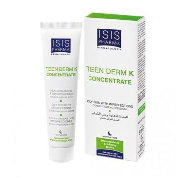 Teen Derm K Concentrate Крем срещу акне за мазна кожа 30 мл Isis Pharma