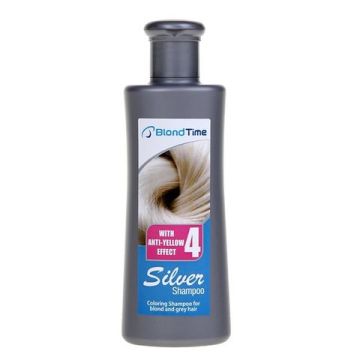 Blond Time Silver Оцветяващ шампоан за сиви и изрусени коси 150 мл