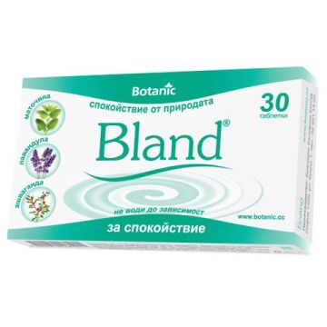 Botanic Bland За успокоение на нервната система х 30 таблетки