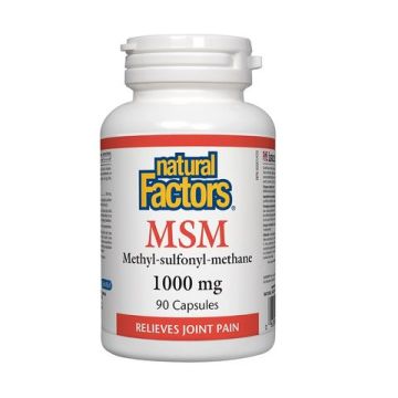 Natural Factors MSM /Methyl-sulfonyl-methane/ при ставни проблеми 1000 мг х 90 капсули
