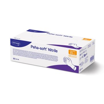 Hartmann Peha-soft Еднократни ръкавици от нитрил без талк и латекс XS размер х 100 бр