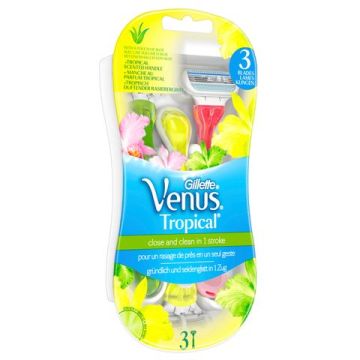 Gillette Venus Tropical Дамска самобръсначка 3 бр