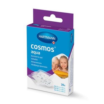 Hartmann Cosmos Aqua Водоустойчив дишащ пластир за малки рани х20 бр