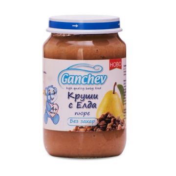 Ganchev Пюре круши и елда 4М+ 190 гр