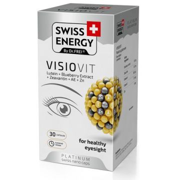 Swiss Energy Visiovit Витамини за добро зрение х30 капсули
