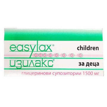 Easylax Глицеринови супозитории за деца 1500 мг х18 бр
