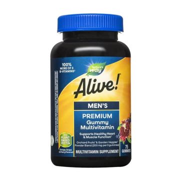 Nature's Way Alive Men's Алайв витамини за мъже х 75 желирани таблетки