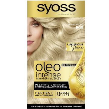 Syoss Oleo Intense Дълготрайна безамонячна крем боя за коса 9-10 Ярко рус