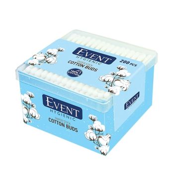  Event Cotton Buds Plastic Free Клечки за уши 200 бр 