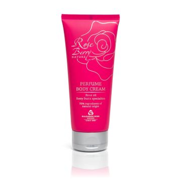Rose Berry Nature Парфюмен крем за тяло 200 мл Българска роза