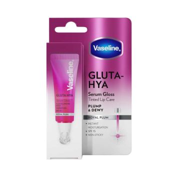 Vaseline Gluta-Hya Серумен гланц за устни слива 10 г
