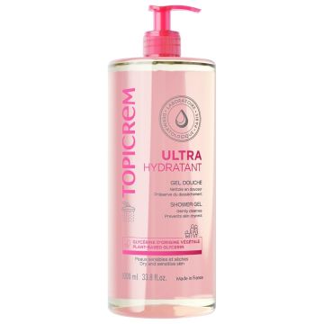 Topicrem Ultra Hydrant Gentle Cleansing Gel Пенлив почистващ гел за коса и тяло 500 мл
