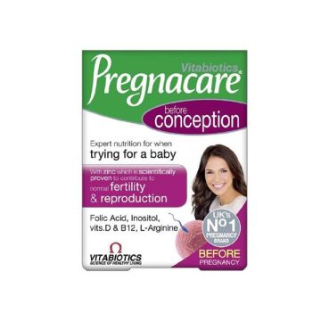 Pregnacare концепция зачеване за нея x 30 таблетки Vitabiotics 
