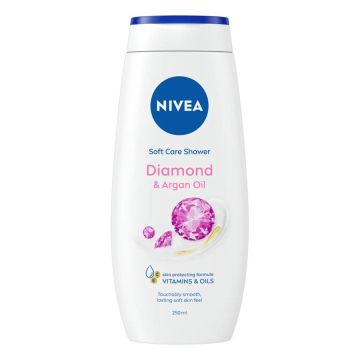 Nivea Diamonds & Argan oil Душ-крем за тяло с озаряващ ефект 250 мл