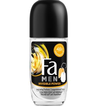 Fa Men Xtreme Invisible Power Део рол-он против изпотяване за мъже 50 мл