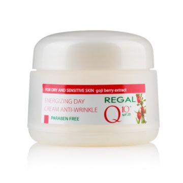 Regal Q10+ SPF20 Енергизиращ дневен крем против бръчки с годжи бери 50 мл