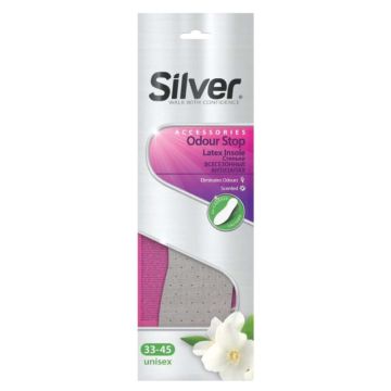 Silver Дезодориращи стелки с активен въглен 33/45