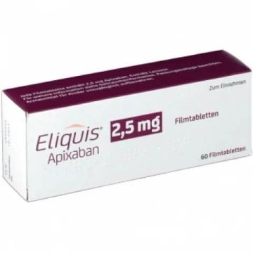 Еликвис 2.5 мг х 60 таблетки Pfizer