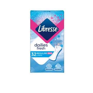 Libresse Regular Deo Ежедневни дамски превръзки x 32 бр.