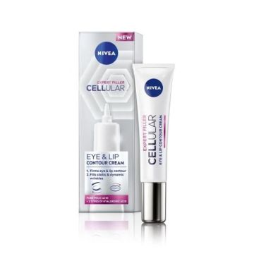 Nivea Cellular Filler + Firming Стягащ крем за зоната около очите и устните 15 мл