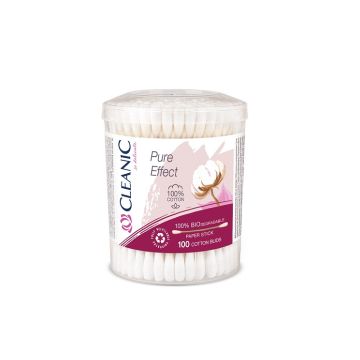 Cleanic Pure Effect Биоразградими клечки за уши х100 бр