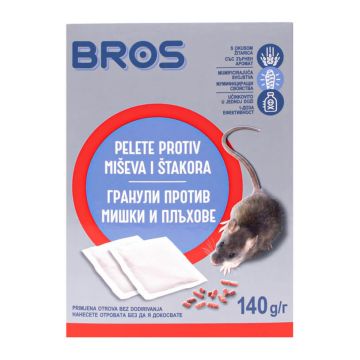 Bros Гранули против мишки и плъхове 140 г