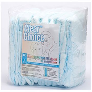 Clear Choice Дневни пелени за възрастни L 10 бр