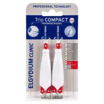 Elgydium Clinic Trio Compact 444 Интердентални четки за широки междузъбни пространства 6 бр