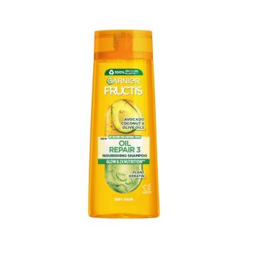 Garnier Fructis Oil Repair 3 Подхранващ шампоан за суха коса с комплекс от 3 масла и кератин 250 мл