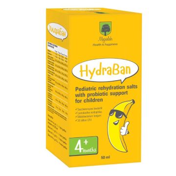 HydraBan за рехидратиране на организма 50 мл х 4 пауча Magnalabs