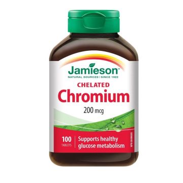 Jamieson Chromium Хром 200 мкг х 100 таблетки