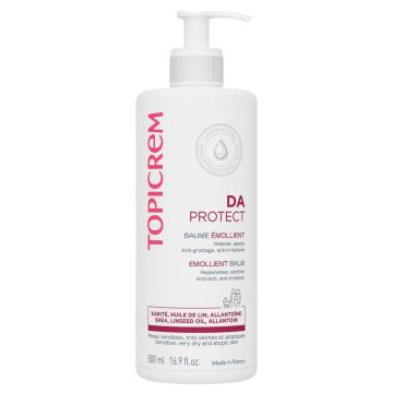 Topicrem DA Protect Emollient Balm Хидратираща емулсия за лице и тяло за много суха кожа склонна към атопия 500 мл