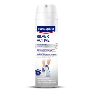 Hansaplast Silver Active Спрей за крака против изпотяване 150 мл