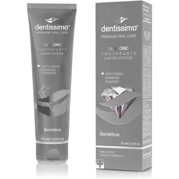 Dentissimo Diamond паста за чувствителни зъби с диамантен прах 75 мл