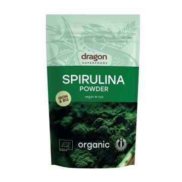 Био Спирулина на прах 200 гр Dragon Superfoods
