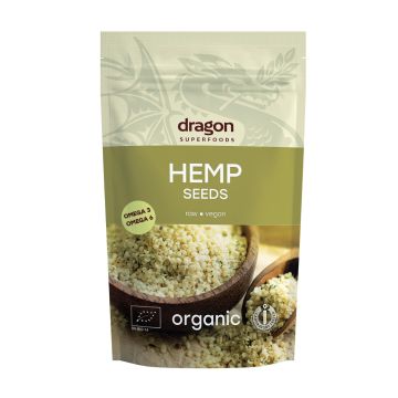 Био Конопено Семе, белено 200 гр Dragon Superfoods
