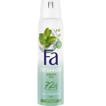 Fa Fresh & Dry Део спрей против изпотяване за жени с аромат на зелен чай до 72 часа 150 мл