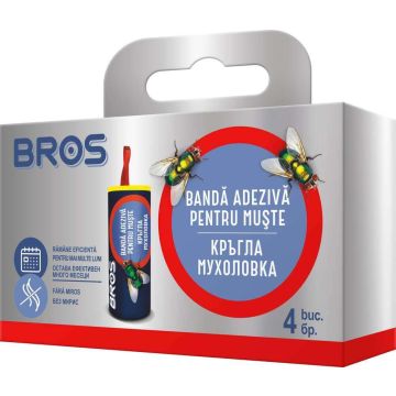 Bros Лента мухоловка х 4 бр