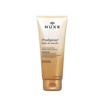 Nuxe Prodigieux Измиващо душ олио със златни частици 200 мл