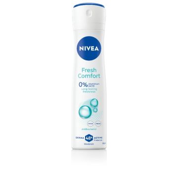 Nivea Fresh Comfort Дезодорант спрей против изпотяване за жени 150 мл