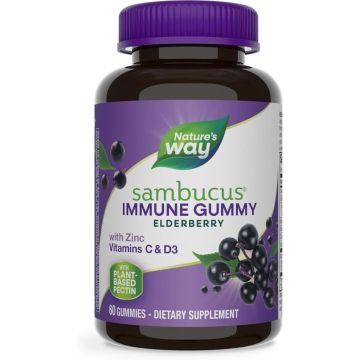 Nature's Way Sambucus Gummies Самбукус за силен имунитет и тонус х 60 желирани таблетки