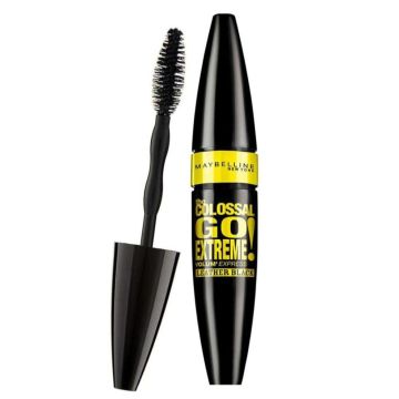 Maybelline Volume Express Go Extreme Спирала за обем с наситено черен цвят